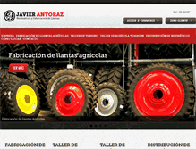 Tablet Screenshot of javierantoraz.com